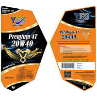 Fabric Polyester Sticker - Color: Black & Yellow
