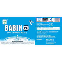 Printed Laminated Stickers - High-quality Acrylic, Custom Shapes Available | Waterproof, Hot Melt Adhesive, Blue Design Printing