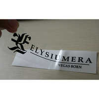 Printed Transparent Sticker - Material: [