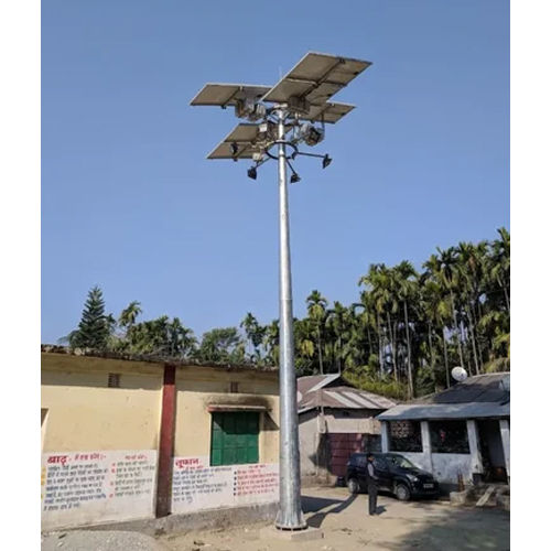 White Solar Outdoor High Mast Light