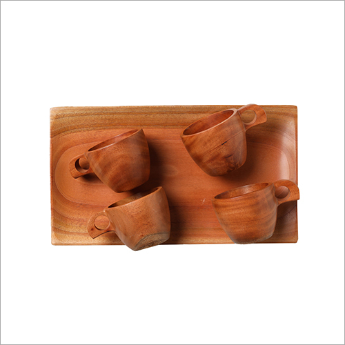 Wooden Cup Plate