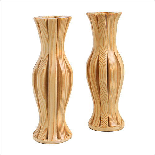 Wooden Flower Vase