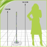 Fastclean Bucket Mop Handle and Dish and Refill (Premium)