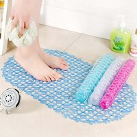 NONSLIP SOFT RUBBER BATH MAT FOR BATHTUB AND SHOWER ANTI SLIP BACTERIAL ANTI BACTERIAL MACHINE WASHABLE PVC BATH MAT (4933)