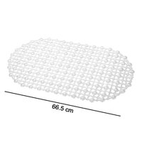 NONSLIP SOFT RUBBER BATH MAT FOR BATHTUB AND SHOWER ANTI SLIP BACTERIAL ANTI BACTERIAL MACHINE WASHABLE PVC BATH MAT (4933)