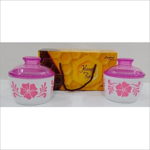 Printed Glass Storage Container