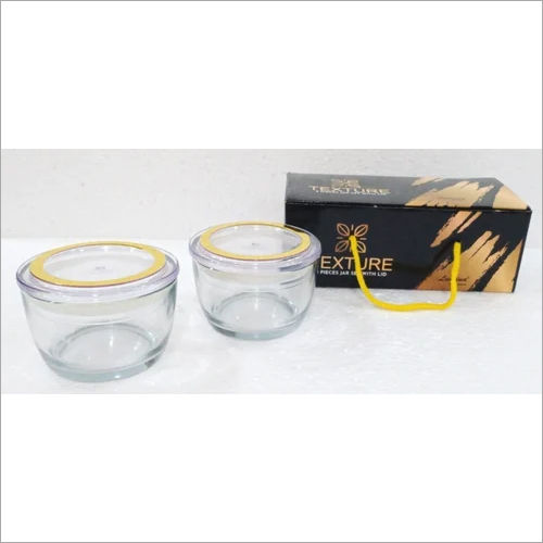 Transparent Glass Storage Container Set