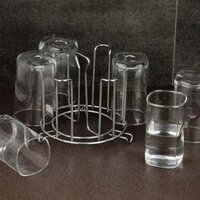 Ss Glass Stand - Color: Silver