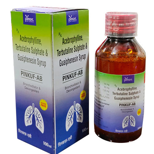 Acebrophyline Terbutaline Sulphate And Guaiphenesin Syrup