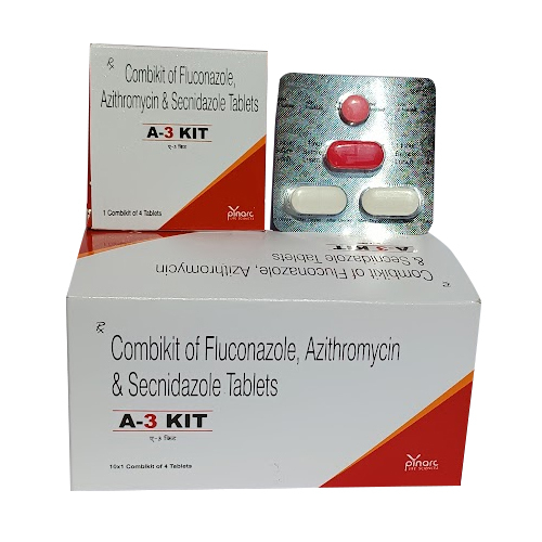 Combikit Of Fluconazole Azithromycin And Secnidazole Tablets