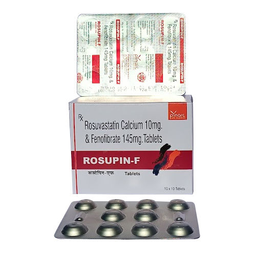 Rosuvastatin Calcium 10mg And Fenofibrate 145mg Tablets