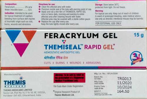 THEMISEAL RAPID GEL FERACRYLUM GEL 15GM