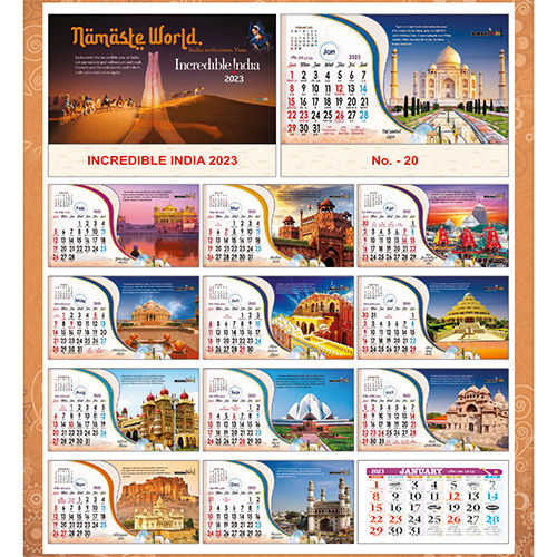 Incredible India 2023 Calendar