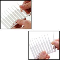 SHOWER NOZZLE CLEANING BRUSH 10pcs REUSABLE MULTIFUNCTIONAL SHOWER HEAD ANTI CLOGGING SMALL BRUSH (4985)