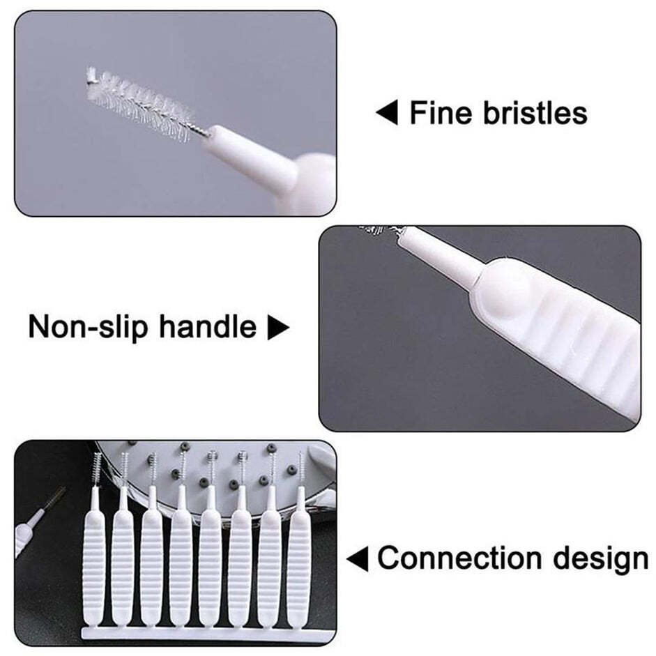 SHOWER NOZZLE CLEANING BRUSH 10pcs REUSABLE MULTIFUNCTIONAL SHOWER HEAD ANTI CLOGGING SMALL BRUSH (4985)
