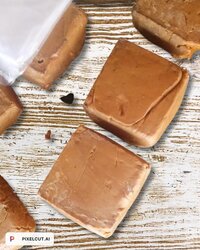 Brown Jaggery Cube Block
