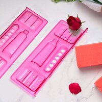 4IN1 TRANSPARENT MULTIFUNCTIONAL PLASTIC SOAP DISH (SET OF 2PC) (4008)