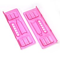 4IN1 TRANSPARENT MULTIFUNCTIONAL PLASTIC SOAP DISH (SET OF 2PC) (4008)