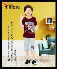Kids Tshirt And Capri Set