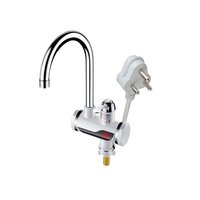 STAINLESS STEEL LED DIGITAL DISPLAY INSTANT HEATING ELECTRIC WATER HEATER FAUCET TAP GEYSER (1684A)