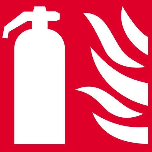 Fire Extinguisher Signs Application: Industrial