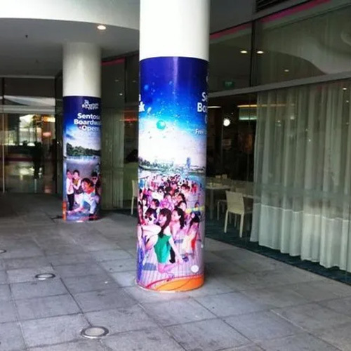 Office Pillar Vinyl Graphics