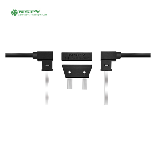 Pv Edge Connectors String Ribbon Connectors For Bifacial Solar Modules Edge Solar Panel Connectors - Color: Black