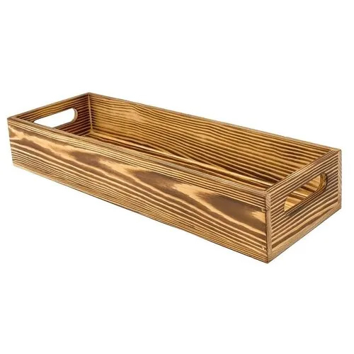Handcrafted Wooden Serving Tray - Natural Wood, Various Sizes | Elegant Design, Perfect for Entertaining and Serving Snacks