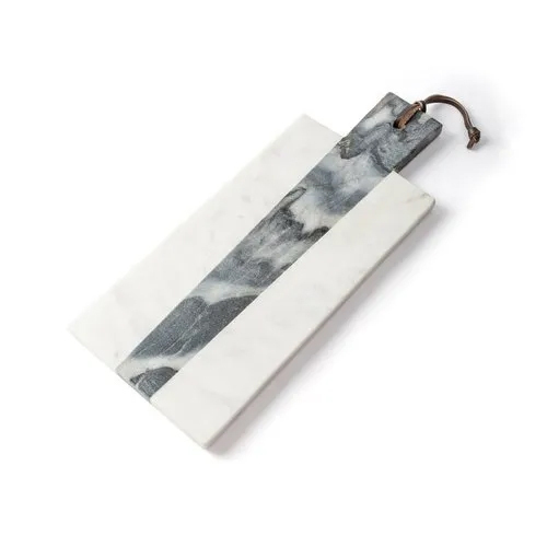 Handmade Marble Cheese Board - Wood & Marble Material Various Sizes Available - Elegant Design for Entertaining