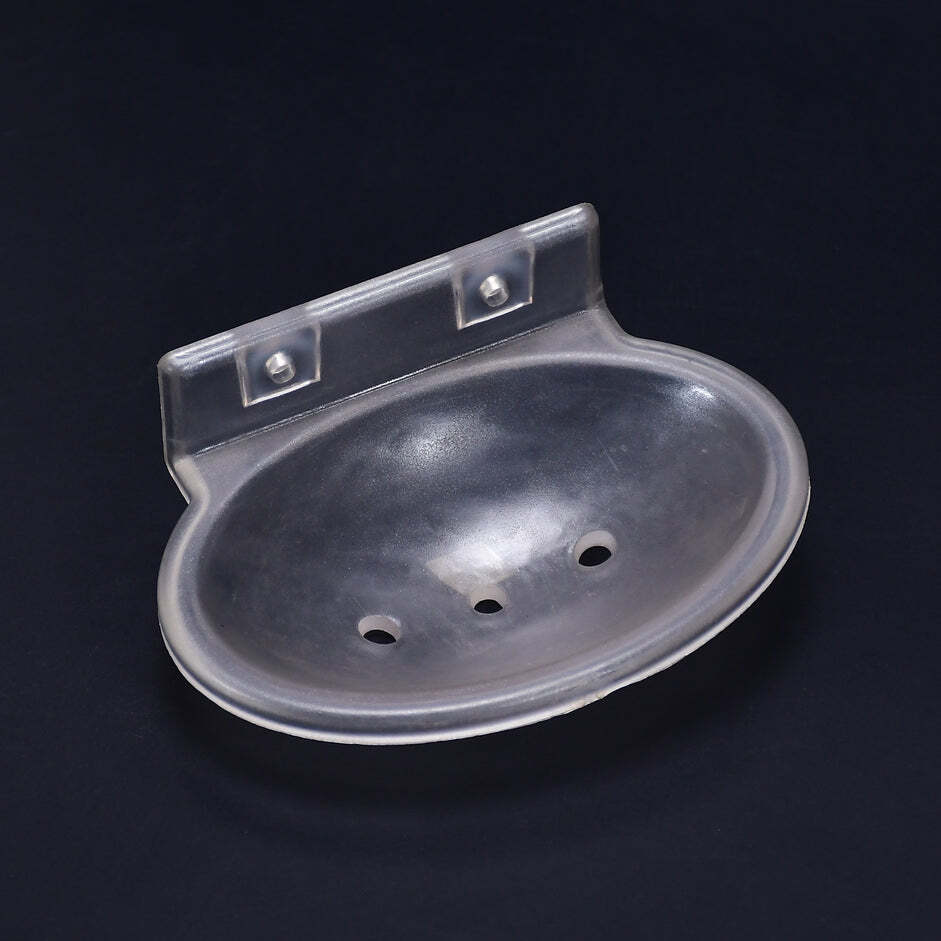 SINGLE SOAP DISH ROUND FOR BATHROOM USE (7651)
