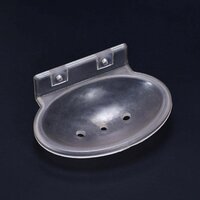 SINGLE SOAP DISH ROUND FOR BATHROOM USE (7651)