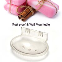 SINGLE SOAP DISH ROUND FOR BATHROOM USE (7651)