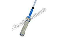 Fastclean Indra Twist Mop Microfiber - 100% Cotton Fiber, Lightweight Design, Blue Color | Easy Absorbency, Easy To Squeeze, Keep Hands Dry