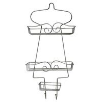 WALL MOUNTABLE HOLDER BATHROOM RACK MULTIPURPOSE STAND STAINLESS STEEL WALL SHELF 58CM (5154)