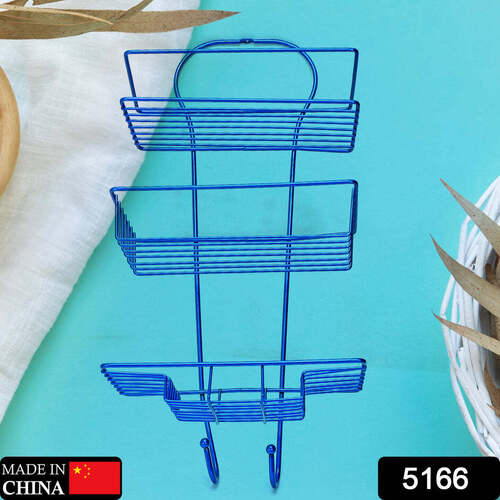 BATHROOM SHELF HANGING SHOWER CADDY HOLDER 3 LAYER (5166)