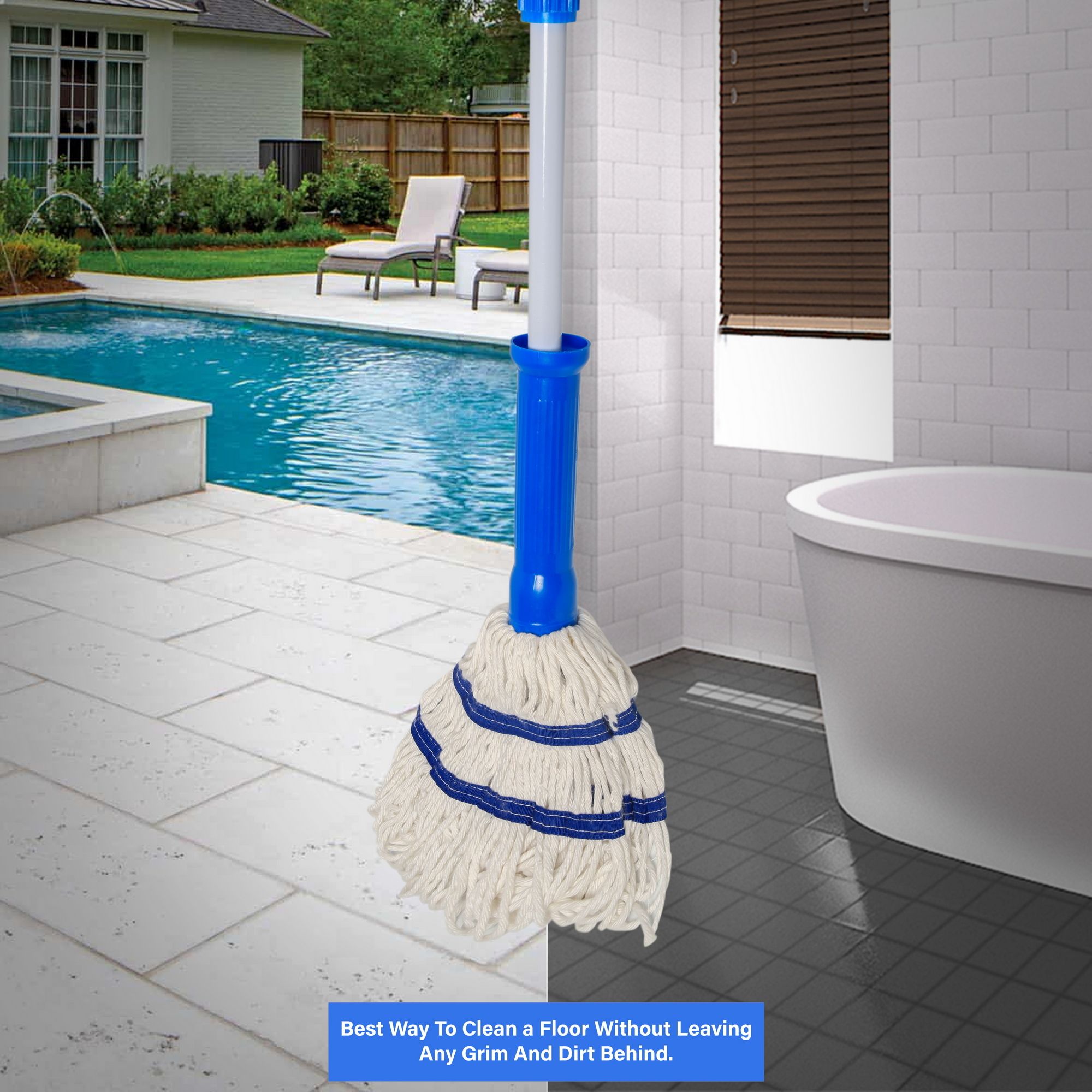 Cotton Twist Mop, For Floor Cleaning