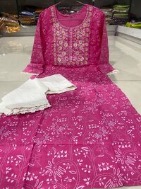 Khushbu Pink Rayon Kurti