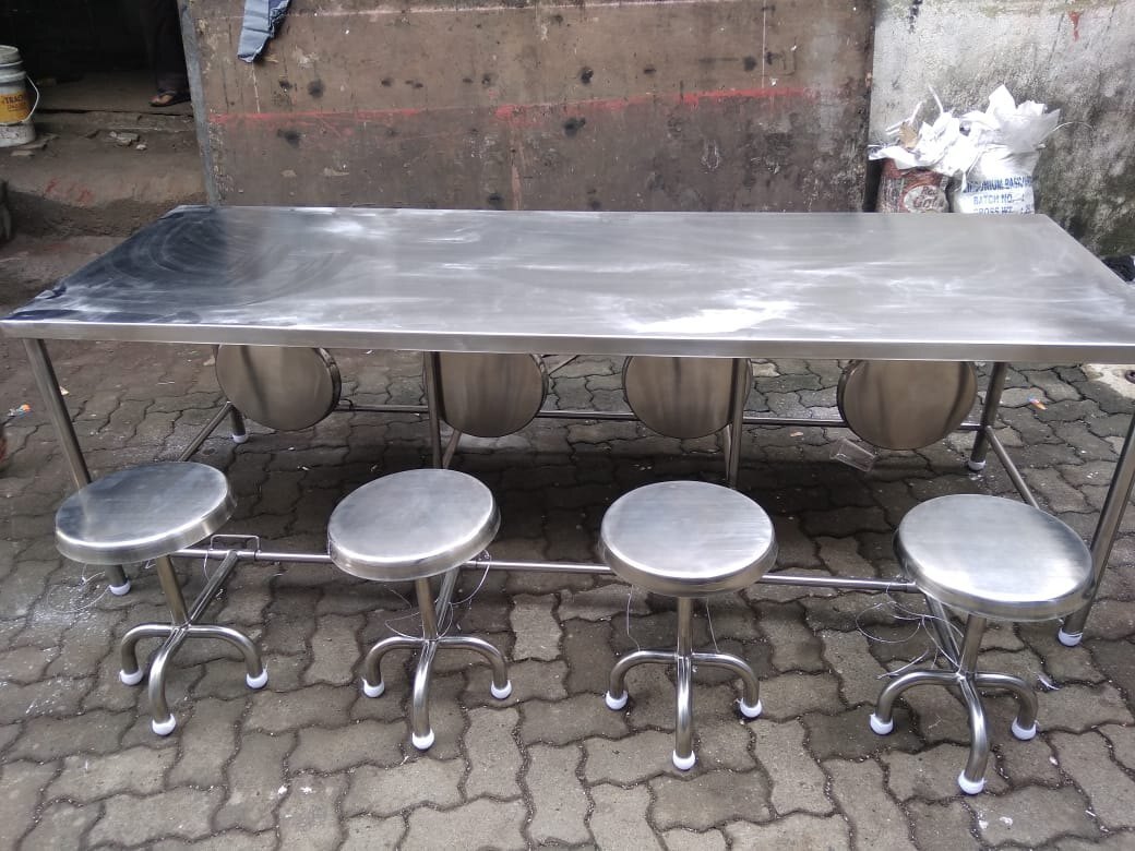 Stainless Steel Dining Table