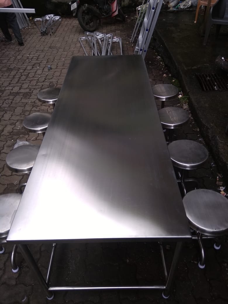 Stainless Steel Dining Table