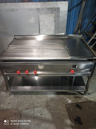 Stainless Steel Dossa Bhatti with Griddle