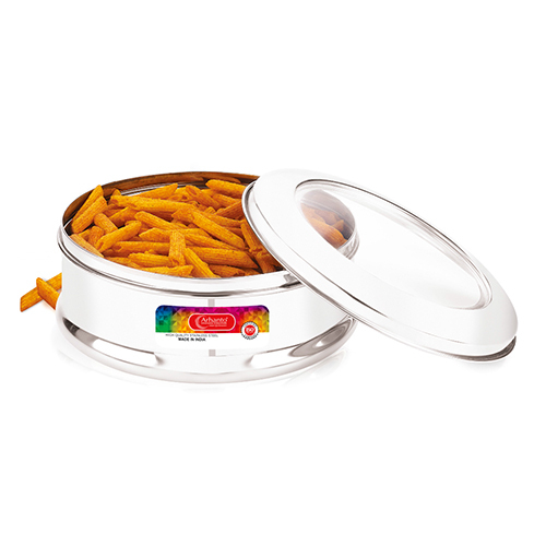 Crysta Acrylic See Thru Tin Container