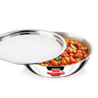 Tri Ply TASLA Stainless Steel Kadhai