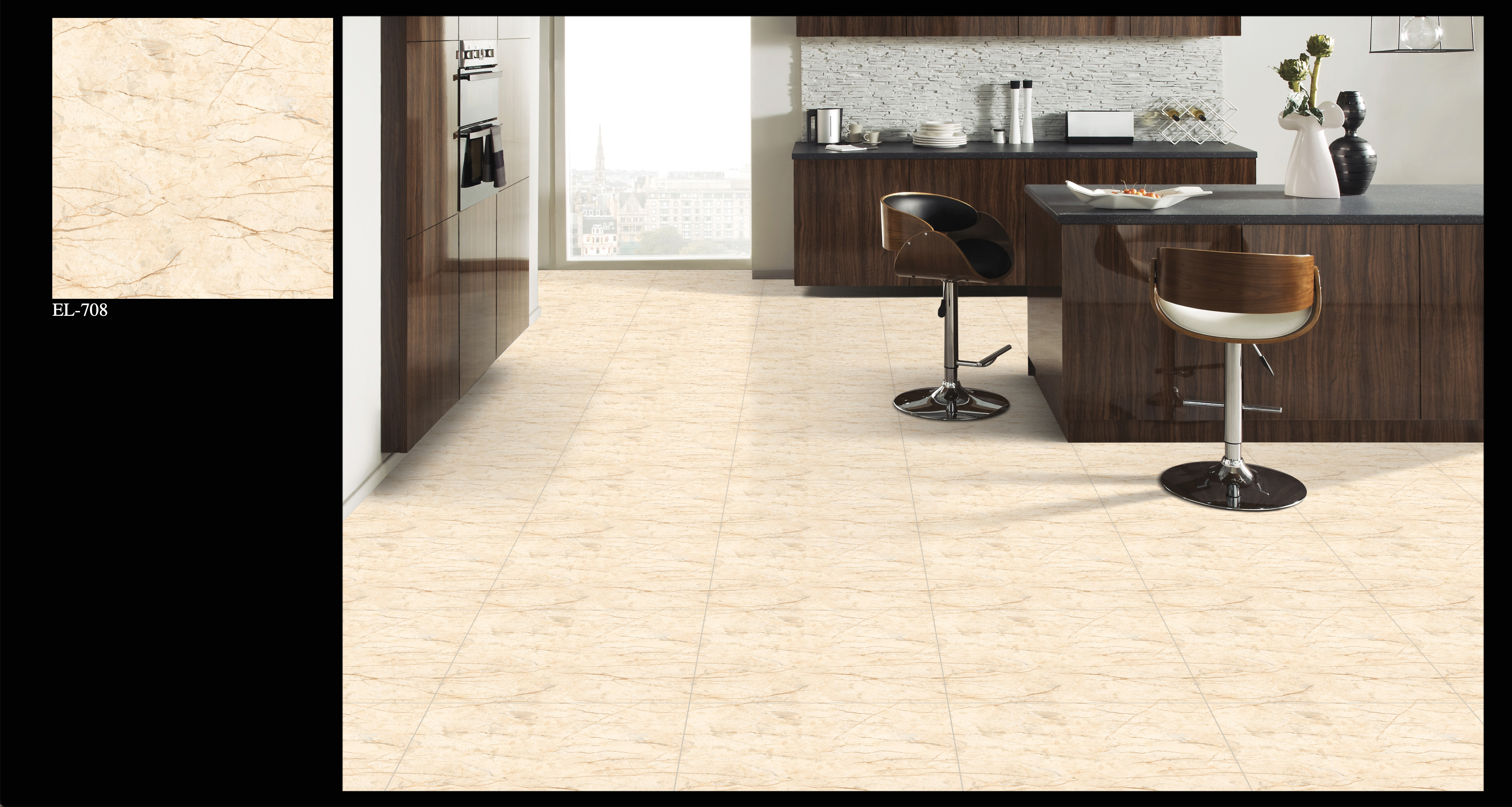 Vitrified tiles 708