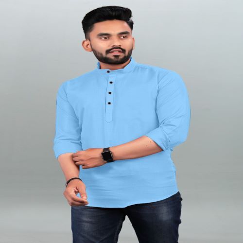Mens Short Kurtas