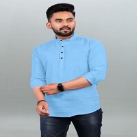 Mens Short Kurtas