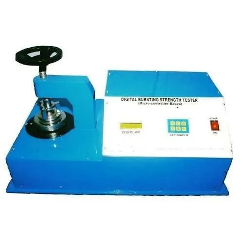 Blue Single Phase Digital Bursting Strength Tester
