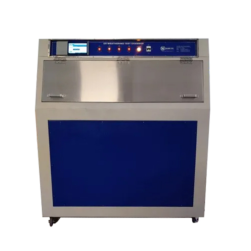 UV Weathering Chamber - Stainless Steel, 220-440 Volt (v), Silver and Blue | UV Germicidal Irradiation, Long-Term Material Testing, Disinfection for Dental Instruments