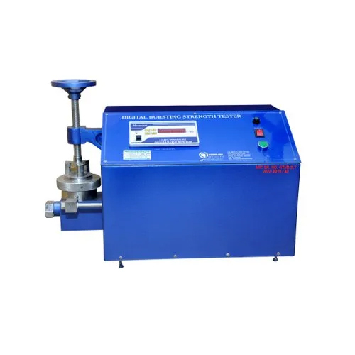 Digital Bursting Strength Tester - Mild Steel, Electric Power Source | Industrial Usage, Precision Measurement