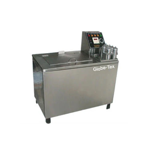Hthp Beaker Dyeing Machine - Stainless Steel Body, Polished Surface Finish | Automatic, Digital Display, Single Phase, Electric Power Source