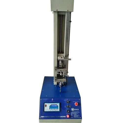 Automatic Universal Testing Machine - Industrial Grade Silver and Blue Finish | High Precision and Versatile Applications
